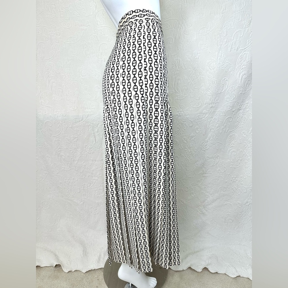 J. Crew NWT 6 Pleated Maxi Skirt in Vintage Links Print - Picture 4 of 15